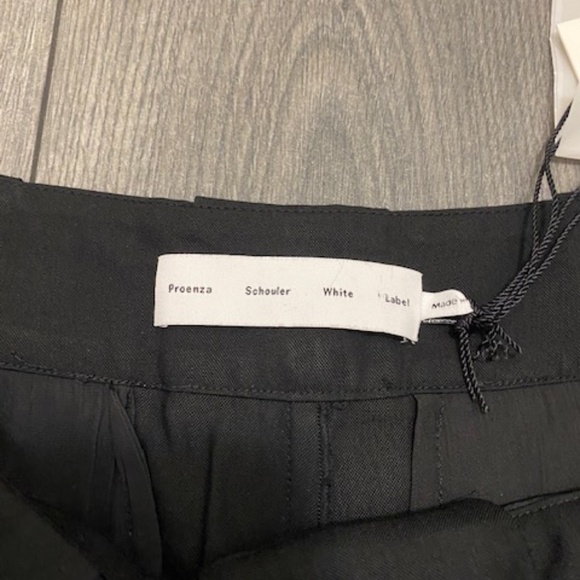 Proenza Schouler Black Drapey Suiting Trousers Size 4 NWT - Picture 5 of 12
